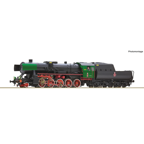 Lokomotywa parowa Ty2-208 PKP Roco 70111 Skala 1:87 HO